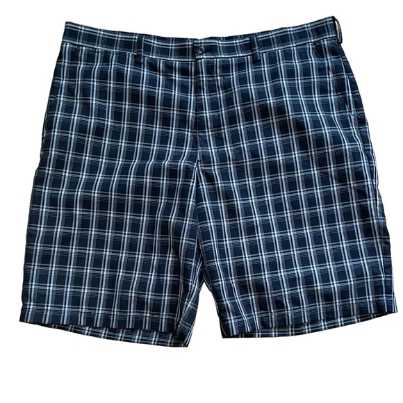 PGA Tour Other - PGA Tour Black Gray Plaid Golf Shorts 40